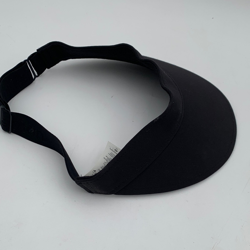 Lululemon Black Visor Cap Os - image 5
